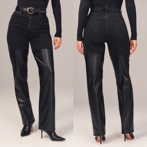 Abercrombie & Fitch Black High Rise Women Jeans